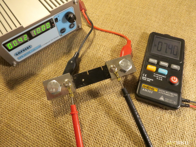 Как сделать шунт (шунтирующий резистор) для амперметра. Самый простой метод подбора.