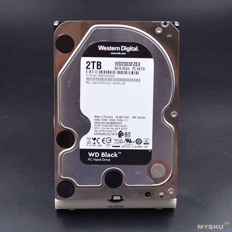 Western Digital Black Series WD2003FZEX (2Tb, 3.5″) hard drive