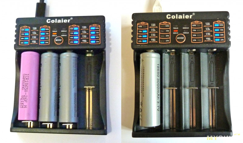 Простая универсальная зарядка Colaier C40 (Lii-402)