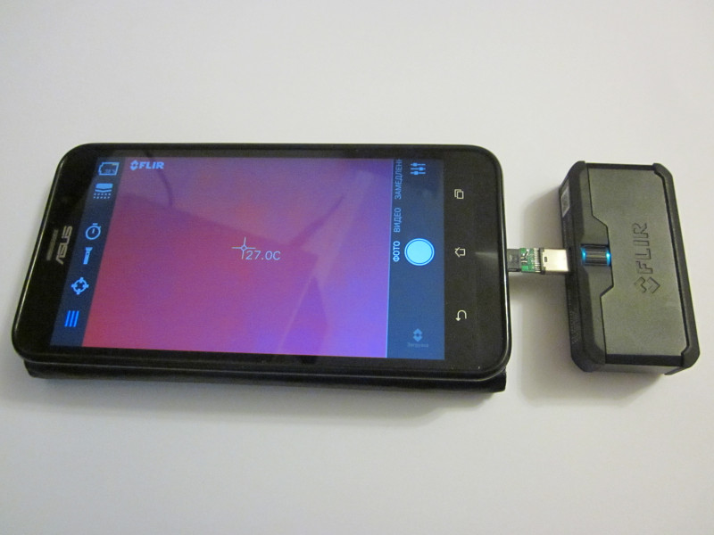 FLIR ONE PRO 3rd Gen USB-C: Тепловизионная приставка для телефона