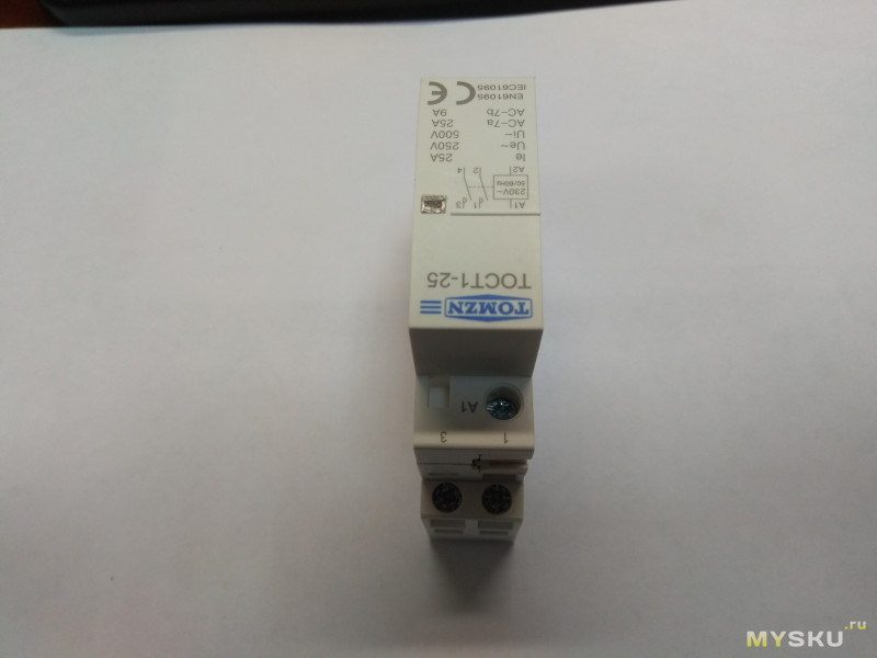 Модульный контактор 220в на ДИН рейку - для чего нужен магнитный .