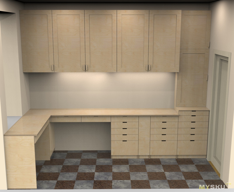 Навесной раздвижной шкаф для кухни своими руками. Пошаговые фото