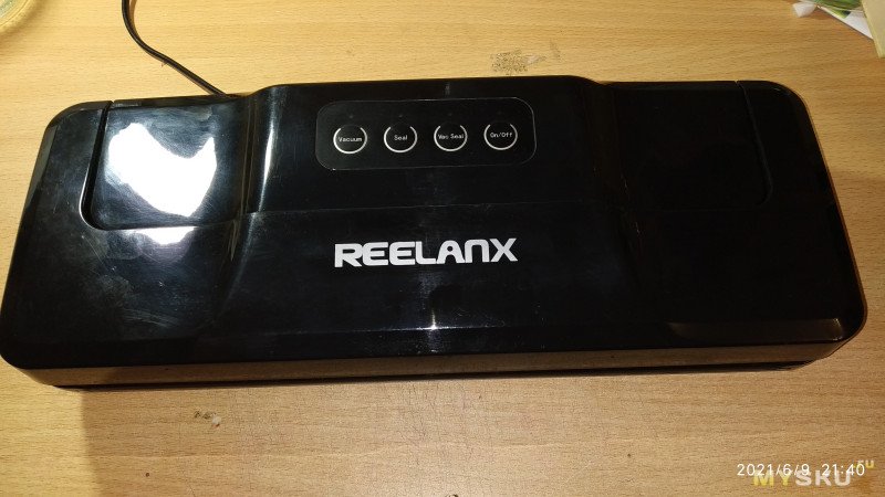 Ремонт вакууматора REELANX V1. Уплотнитель своими руками.